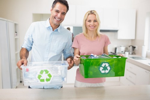 Eco-friendly disposal of garden waste by Hendon team